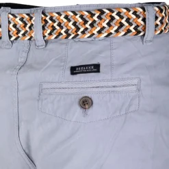 Bermuda bleu ciel avec ceinture Homme DEELUXE 74