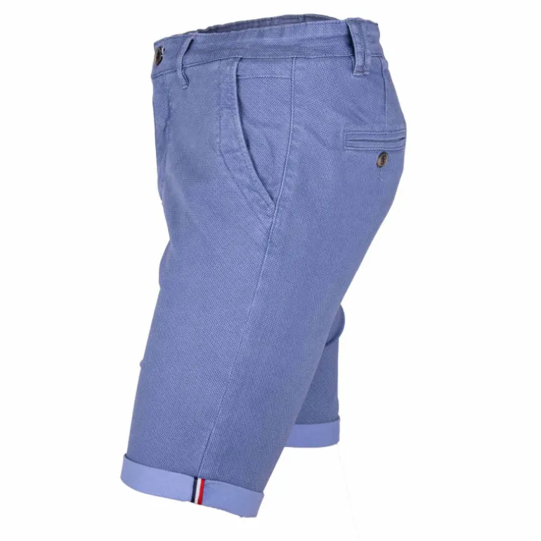 Bermuda chino coton stretch armuré Varen Homme BLAGGIO