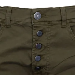 Bermuda chino kaki avec boutons Homme IMPERIAL