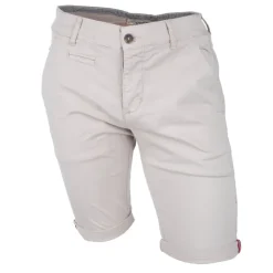 Bermuda chino venili coton stretch popeline revers gansé bouton Homme BLAGGIO