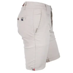 Bermuda chino venili coton stretch popeline revers gansé bouton Homme BLAGGIO