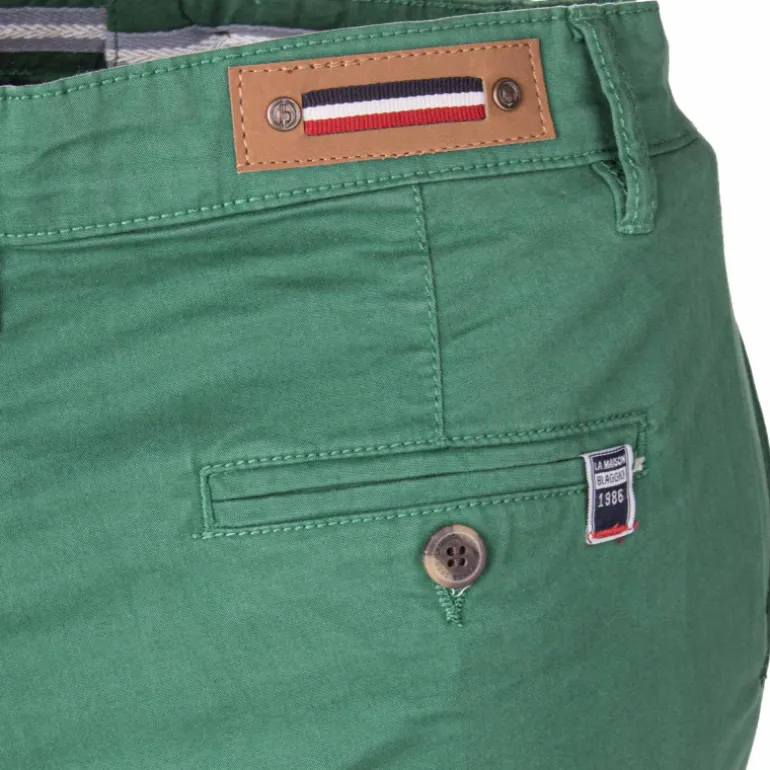 Bermuda chino venili coton stretch fermeture éclair Homme BLAGGIO