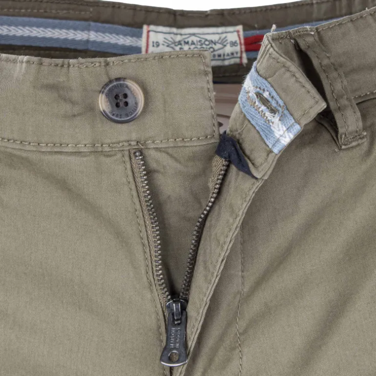 Bermuda chino venili coton stretch fermeture éclair Homme BLAGGIO