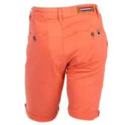 Bermuda chino venili coton stretch popeline revers gansé bouton Homme BLAGGIO
