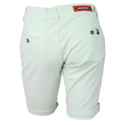 Bermuda chino venili coton stretch popeline revers gansé bouton Homme BLAGGIO