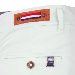 Bermuda chino venili coton stretch popeline revers gansé bouton Homme BLAGGIO