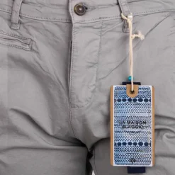 Bermuda chino venili coton stretch popeline revers gansé bouton Homme BLAGGIO