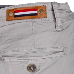 Bermuda chino venili coton stretch popeline revers gansé bouton Homme BLAGGIO