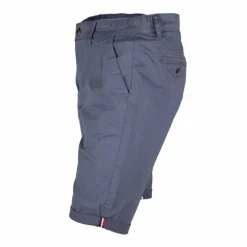 Bermuda chino venili coton stretch popeline revers gansé bouton Homme BLAGGIO