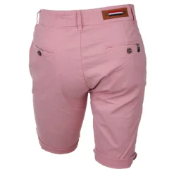 Bermuda chino venili coton stretch popeline revers gansé bouton Homme BLAGGIO