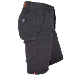 Bermuda chino venili coton stretch popeline revers gansé bouton Homme BLAGGIO