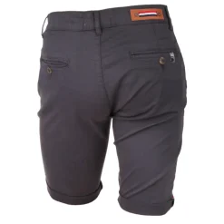 Bermuda chino venili coton stretch popeline revers gansé bouton Homme BLAGGIO