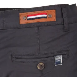 Bermuda chino venili coton stretch popeline revers gansé bouton Homme BLAGGIO