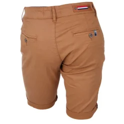 Bermuda chino venili coton stretch popeline revers gansé bouton Homme BLAGGIO