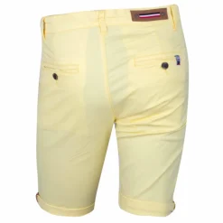 Bermuda chino venili coton stretch popeline revers gansé bouton Homme BLAGGIO