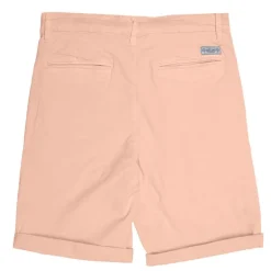 Bermuda couleur unie avec corde avec ourlets Homme DEELUXE 74