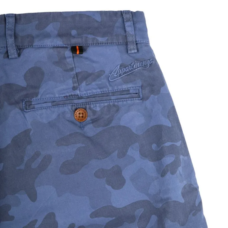 Bermuda en coton bio motif camouflage Homme APPARTINENZA