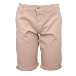 Bermuda en coton chino avec revers Homme BILL TORNADE