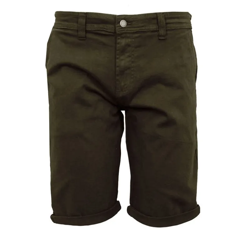 Bermuda en coton chino avec revers Homme BILL TORNADE