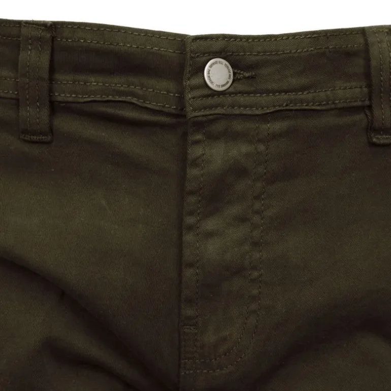 Bermuda en coton chino avec revers Homme BILL TORNADE