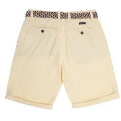 Bermuda lemon elijah coton avec ceinture tissée colorée Homme DEELUXE 74