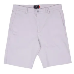Bermuda lin et coton gris droit Homme DOCKERS