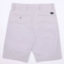 Bermuda lin et coton gris droit Homme DOCKERS