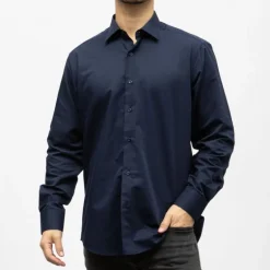 Bill00 chemise coton poly blanc - uni Homme BILL TORNADE