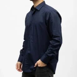 Bill00 chemise coton poly blanc - uni Homme BILL TORNADE