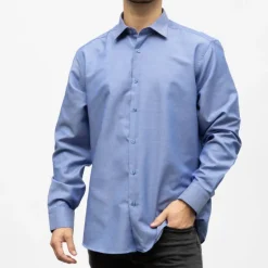 Bill00 chemise coton poly bleu azur - milleraies Homme BILL TORNADE