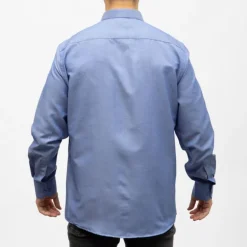 Bill00 chemise coton poly bleu azur - milleraies Homme BILL TORNADE