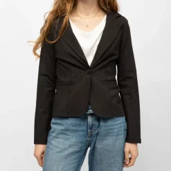 Blazer col à revers avec un bouton Femme PLEASE
