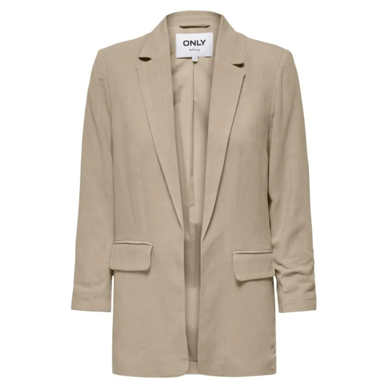 Blazer manches 3/4 col à revers avec poches Femme ONLY