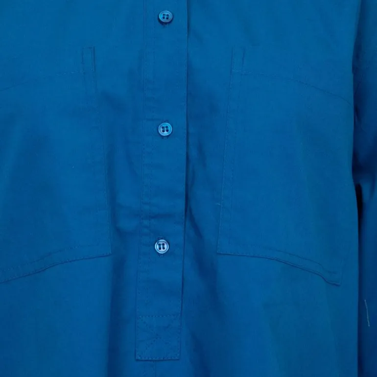 Blouse à boutons manches 3/4 ketty col rond Femme ANTIK BATIK