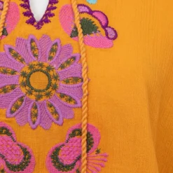 Blouse caftan magoo à nouer avec broderie Femme ANTIK BATIK