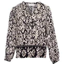 Blouse col V ikat beata imprimé éthnique Femme LA PETITE ETOILE