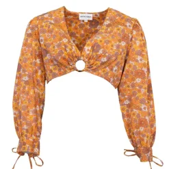 Blouse crop marty à fleurs Femme ANTIK BATIK