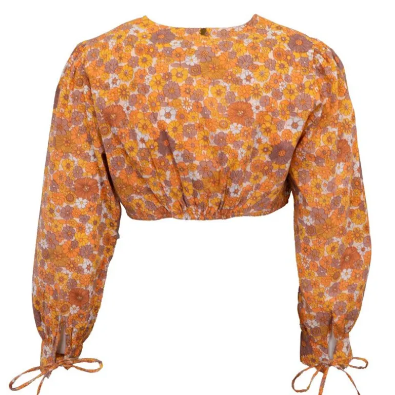 Blouse crop marty à fleurs Femme ANTIK BATIK