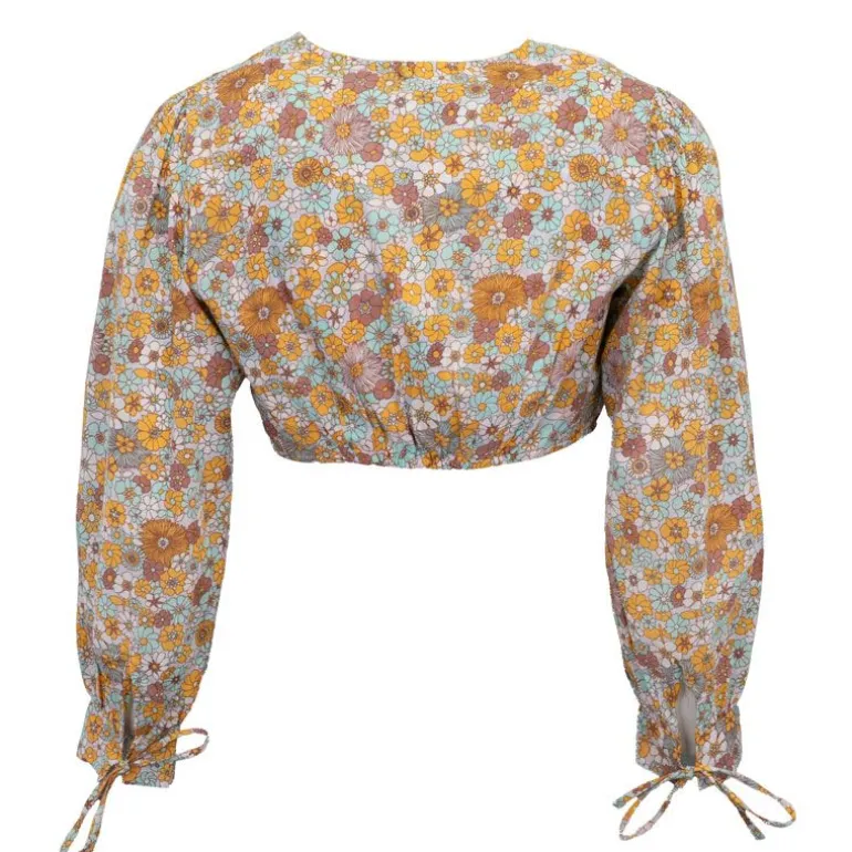Blouse crop marty à fleurs Femme ANTIK BATIK