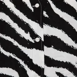 Blouse décolleté v à nouer imprimé zèbre Femme VERO MODA