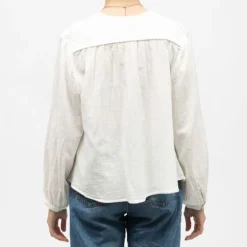 Blouse légère blanche berlia col V Femme LA PETITE ETOILE