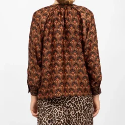 Blouse romano bonti imprimé graphique Femme LA PETITE ETOILE