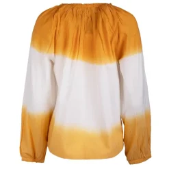 Blouse tie and dye 100% coton nicolira caramel Femme LA PETITE ETOILE