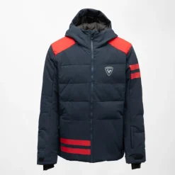 Blouson de ski à capuche avec bandes réfléchissantes Homme ROSSIGNOL