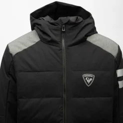 Blouson de ski à capuche avec bandes réfléchissantes Homme ROSSIGNOL