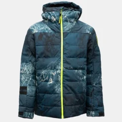 Blouson de ski à motif imprimé avec capuche Homme ROSSIGNOL