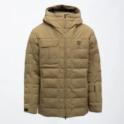 Blouson de ski matelassé à capuche avec zip Homme ROSSIGNOL