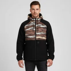 Blouson doublé à capuche avec imprimé Homme VOLCOM