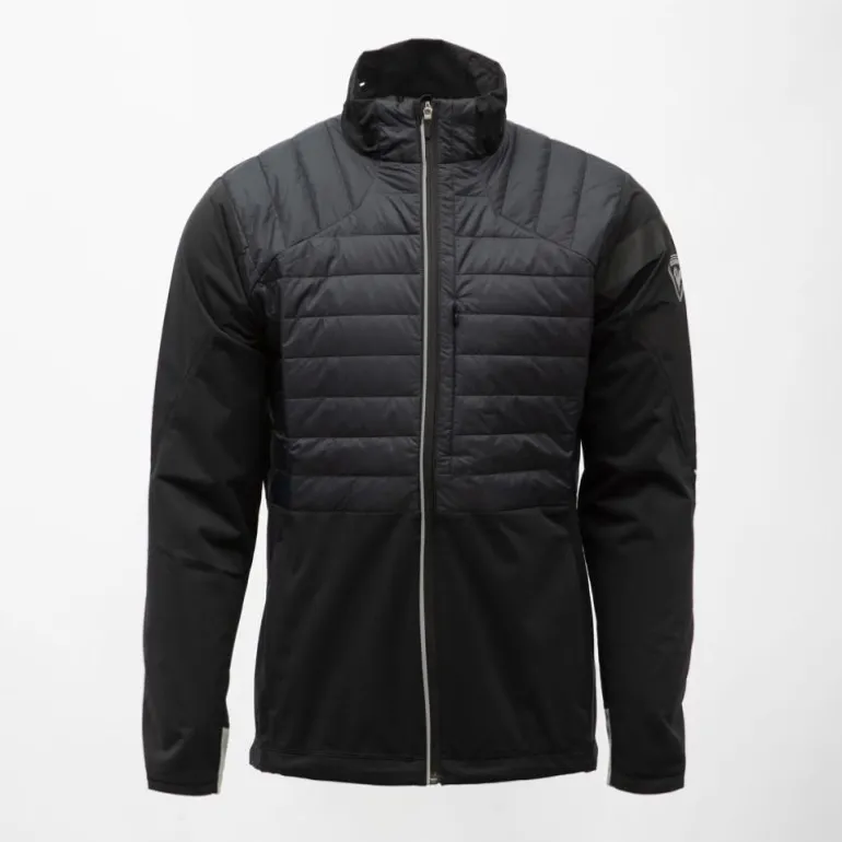 Blouson matelassé col montant softshell col montant avec bandes réfléchissantes Homme ROSSIGNOL