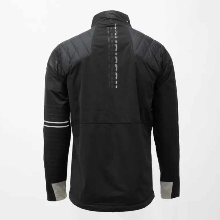 Blouson matelassé col montant softshell col montant avec bandes réfléchissantes Homme ROSSIGNOL